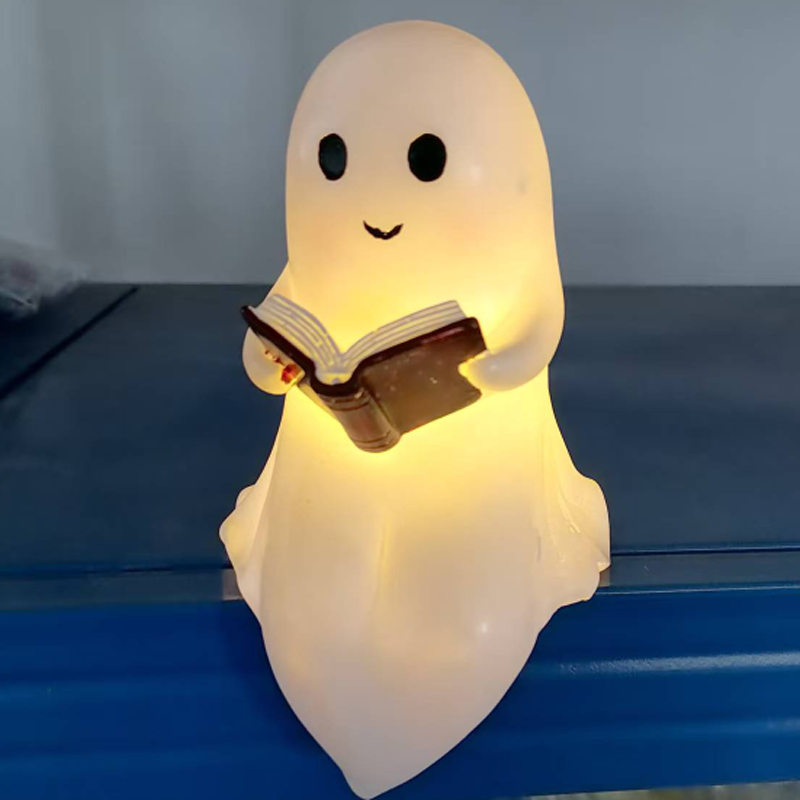 Home Cinema Lighting - โคมไฟอ่านหนังสือรูปผีน่ารัก ไฟอ่านหนังสือรูปผีน่ารัก ไฟ LED ของตกแต่งงานฝีมือฮาโลวีน ของขวัญ