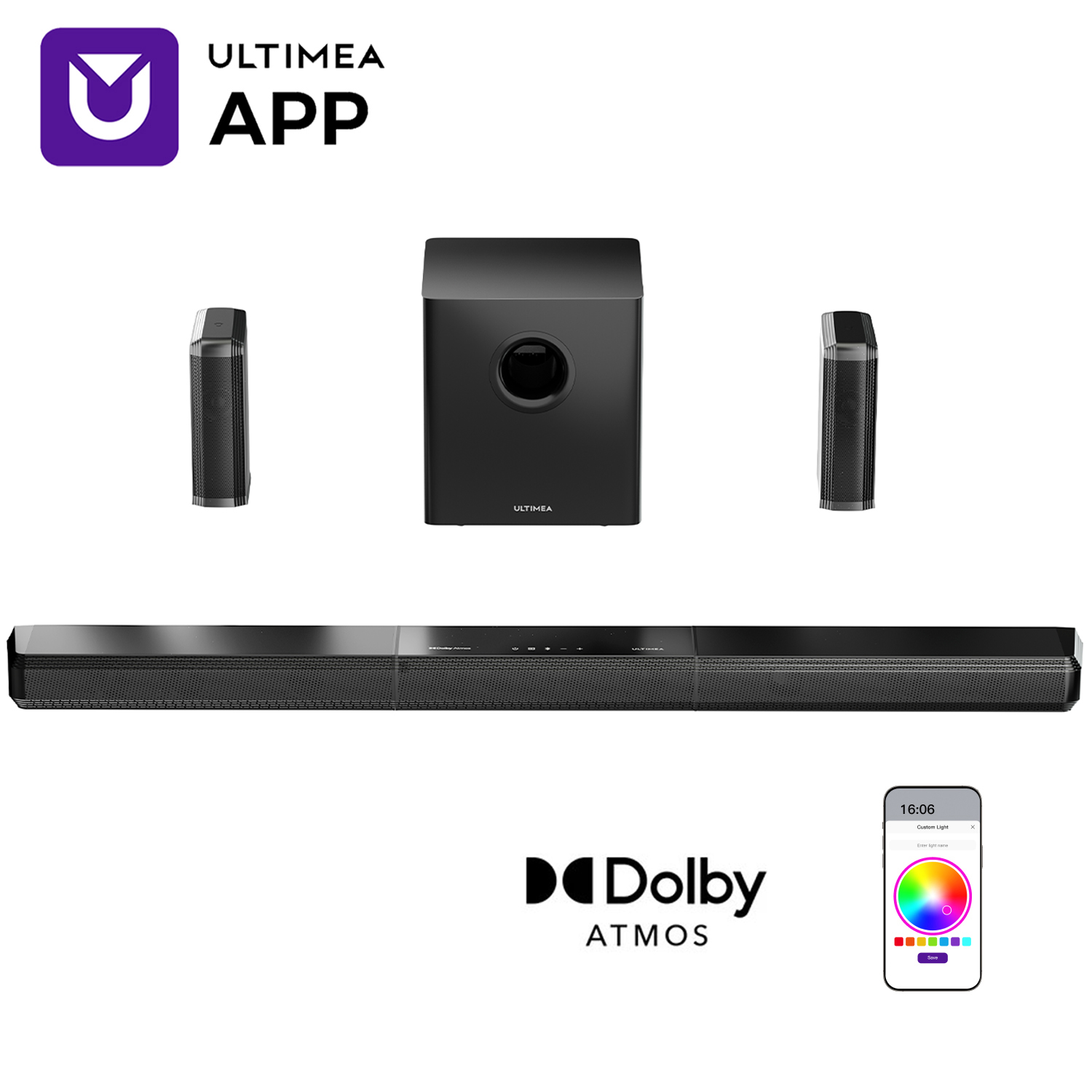 Home Cinema Speakers - ซาวด์บาร์ ULTMEIA Apollo S90 9.1ch Dolby
