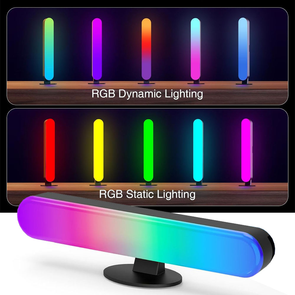 Home Cinema Lighting - แถบไฟ LED อัจฉริยะ 1/2/3 ชิ้น, แถบไฟทีวีเปลี่ยนสีได้