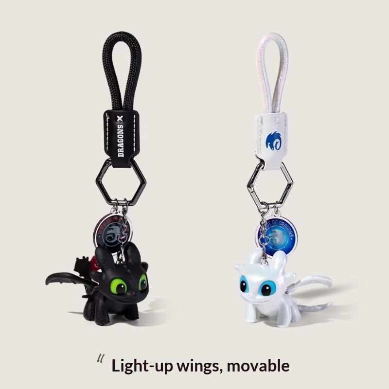 Home Cinema Lighting - พวงกุญแจมังกรแท้ ทูธเลส ไนท์ ชา ไวท์ ไลท์