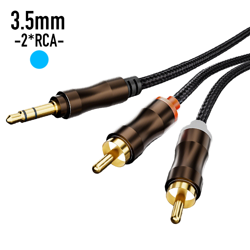 Home Cinema Choice - สายเคเบิลเสียง RCA เป็น 3.5 มม. แจ็ค