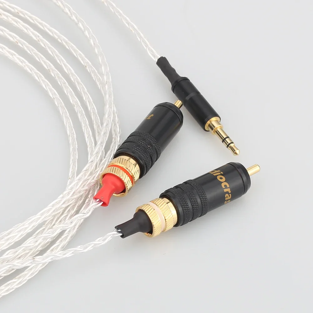 Home Cinema Choice - สายเคเบิล Audiocrast ชุบเงิน 3.5 มม. สเตอริโอ