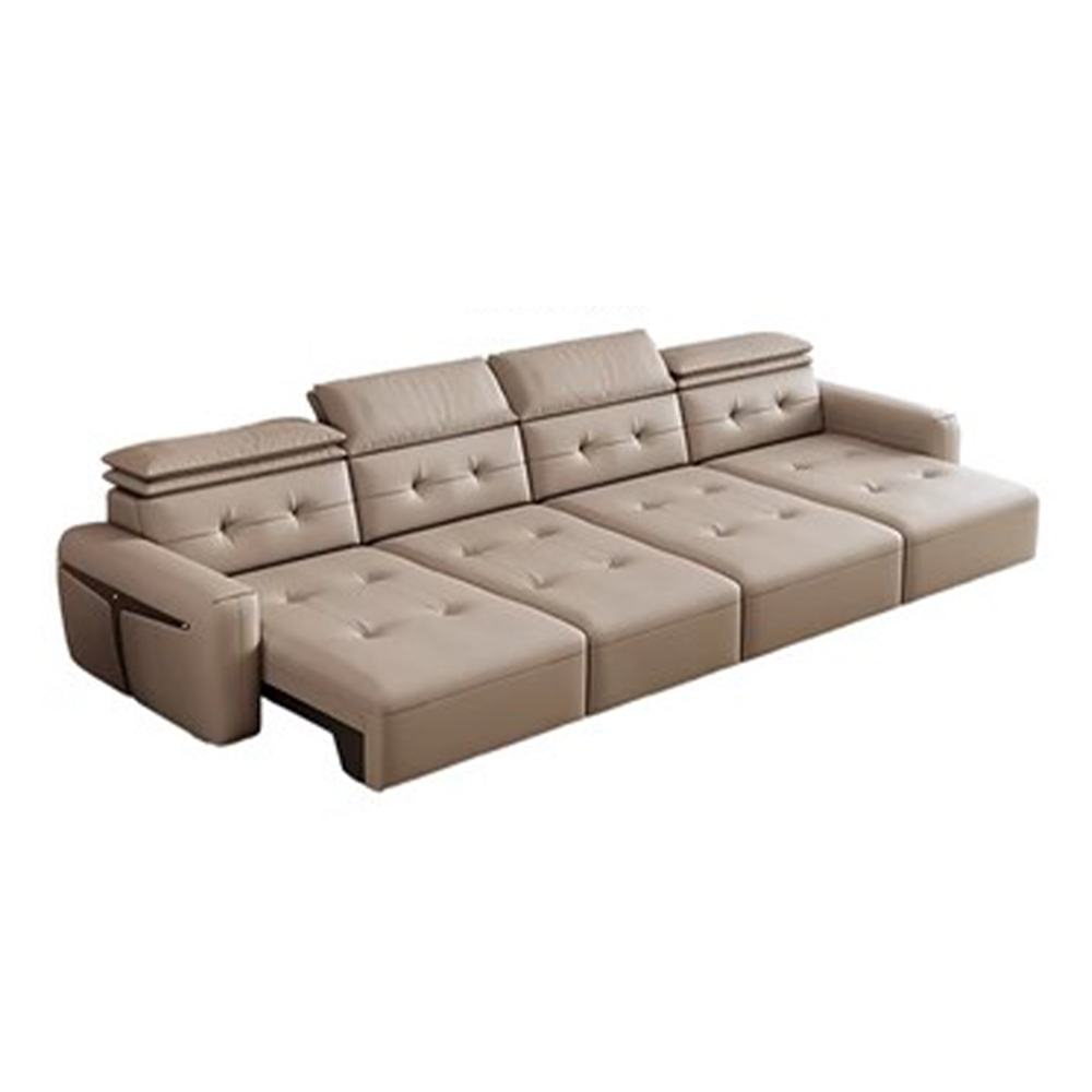 Home Cinema Furniture - โซฟาเบดหนังแท้ MINGDIBAO ปรับเอนนอนได้ พร้อมพนักพิงศีรษะปรับระดับได้ โซฟาเบดพับได้อเนกประสงค์ สำหรับห้องดูหนัง