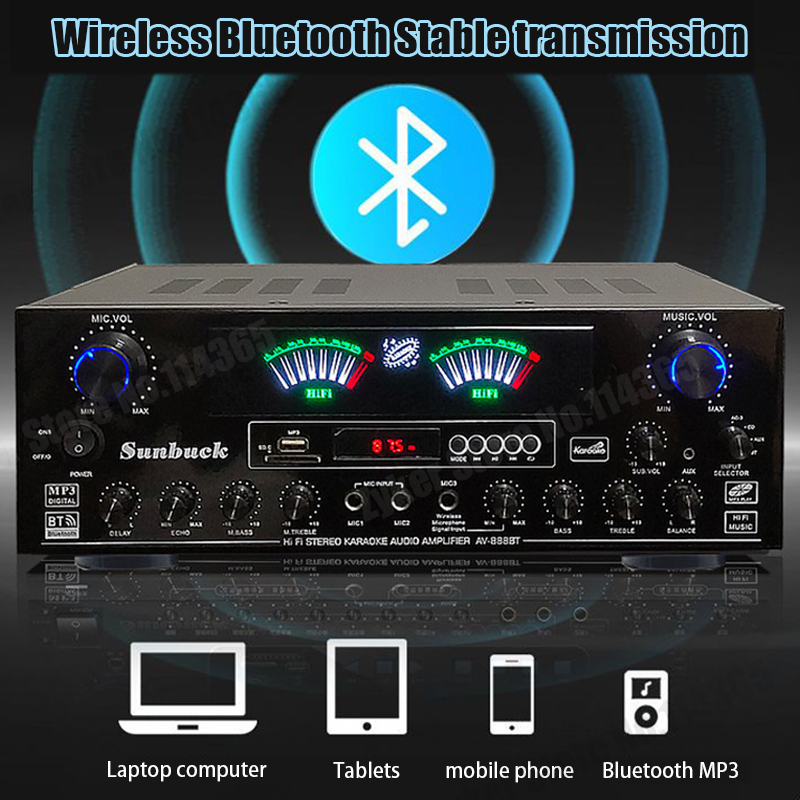 888BT 999BT Dual แบบไดนามิกหน้ - Home Cinema Receiver บทวิจารณ์และราคา