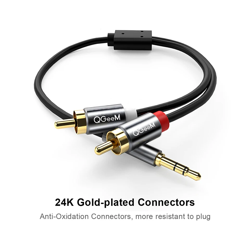 สายเคเบิล QGeeM RCA 2RCA ถึง 3 - Home Cinema Choice บทวิจารณ์และราคา