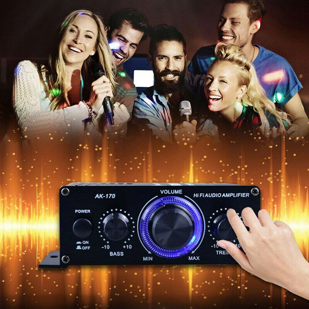 AK170 Mini Digital Power Audio - Home Cinema Receiver บทวิจารณ์และราคา