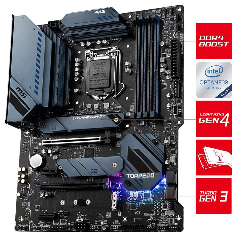 เมนบอร์ด MSI MAG Z590 TORPEDO  - Home Cinema Video Processor บทวิจารณ์และราคา