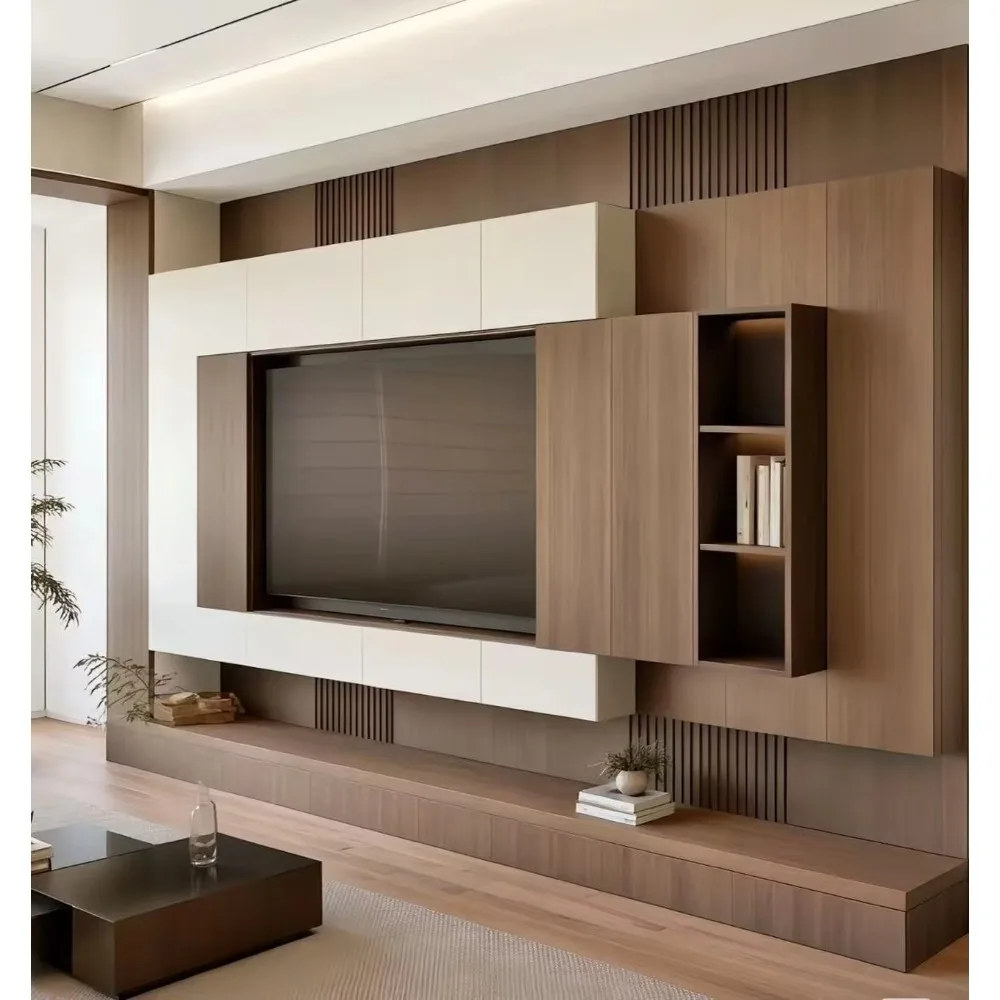 ตู้วางทีวีไม้แบบโมเดิร์น ดีไซน - Home Cinema Furniture บทวิจารณ์และราคา