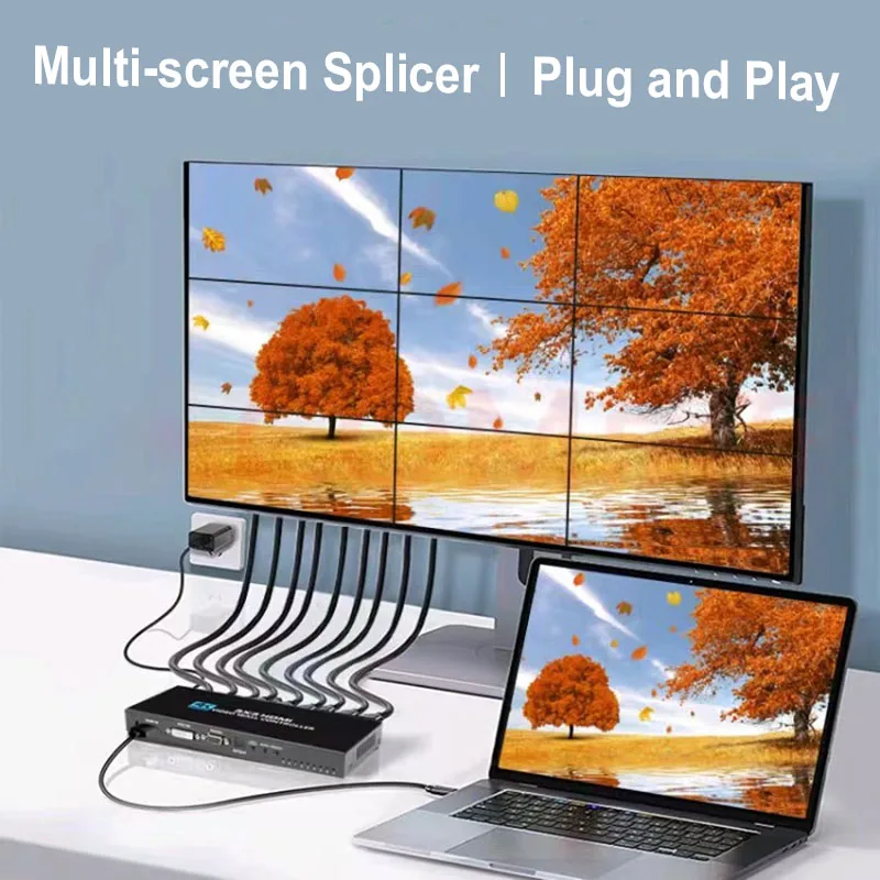 4K 3x3 3 6 9จอวิดีโอควบคุมผนัง - Home Cinema Video Processor บทวิจารณ์และราคา