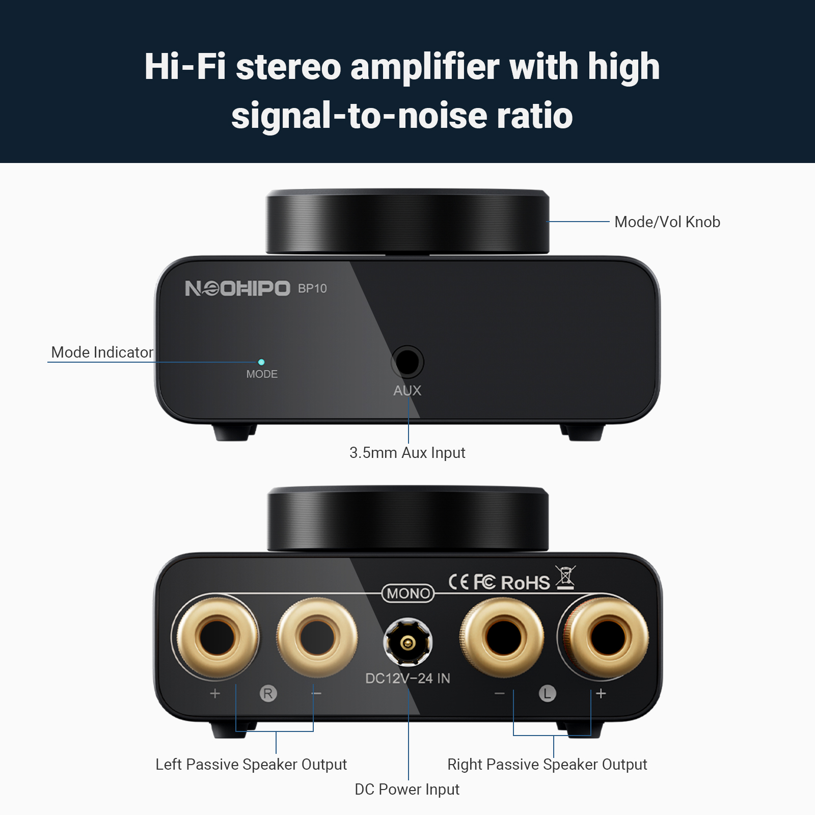 NEOHIPO BP10 เครื่องขยายเสียงบ - Home Cinema Receiver บทวิจารณ์และราคา