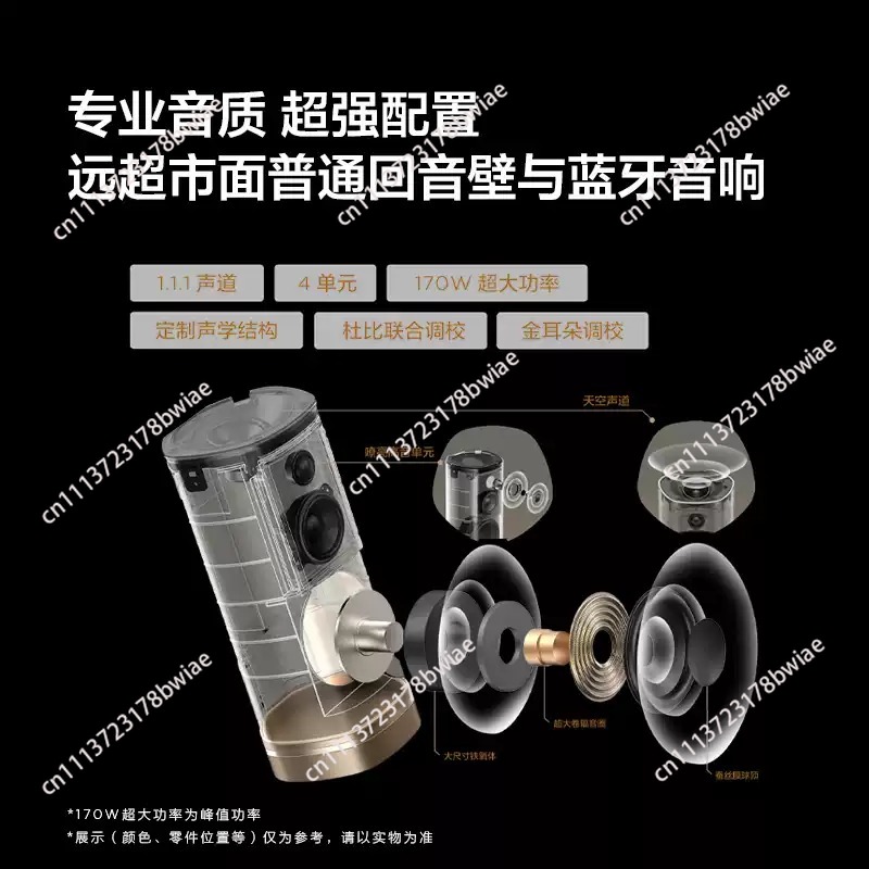 ลำโพงไร้สาย Z100 สีทอง 1.1 แชน - Home Cinema Furniture บทวิจารณ์และราคา