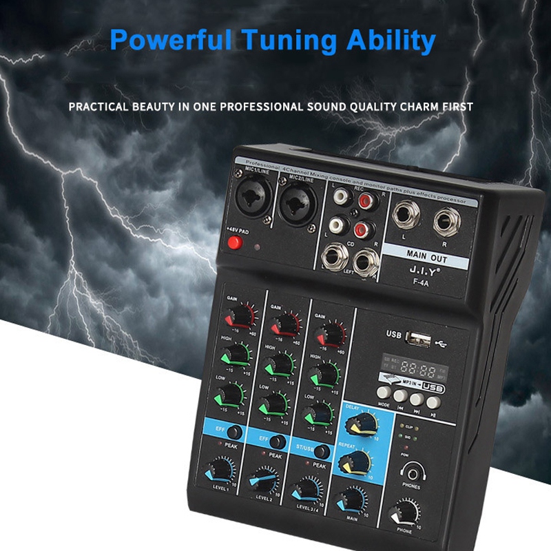 เครื่องมิกซ์เสียง4ทางแบบมืออาช - Home Cinema Video Processor บทวิจารณ์และราคา