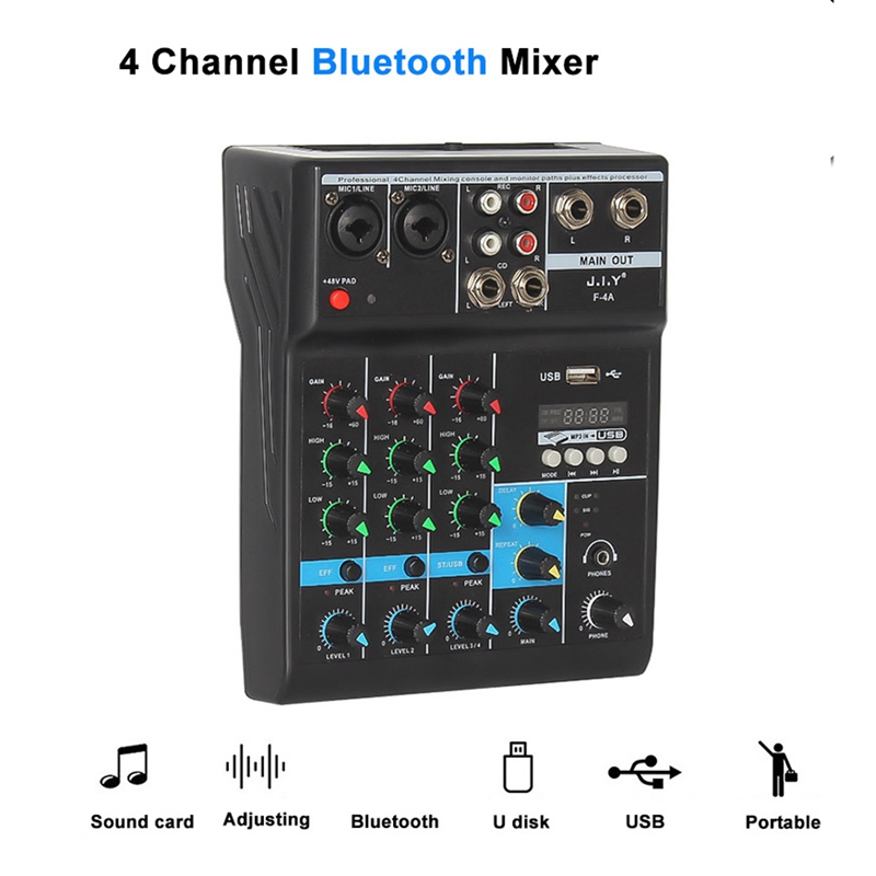 เครื่องมิกซ์เสียง4ทางแบบมืออาช - Home Cinema Video Processor บทวิจารณ์และราคา