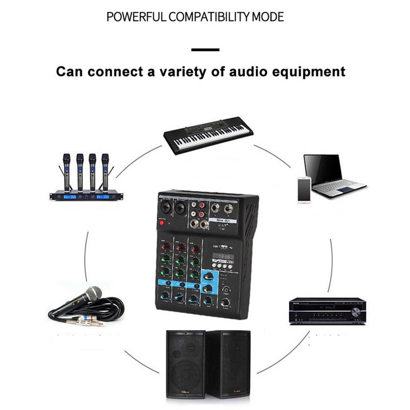 เครื่องมิกซ์เสียง4ทางแบบมืออาช - Home Cinema Video Processor บทวิจารณ์และราคา