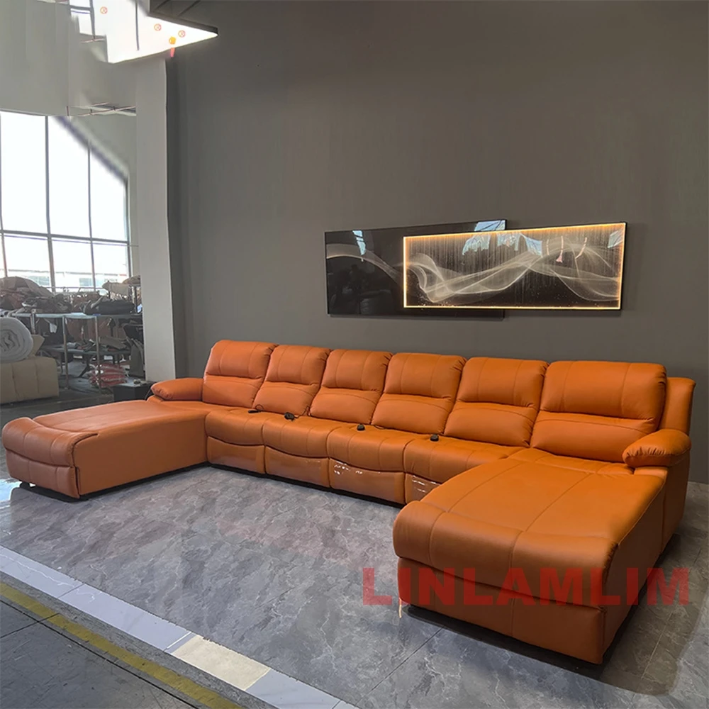 โซฟาปรับเอนขนาดใหญ่สุดหรูพร้อม - Home Cinema Furniture บทวิจารณ์และราคา