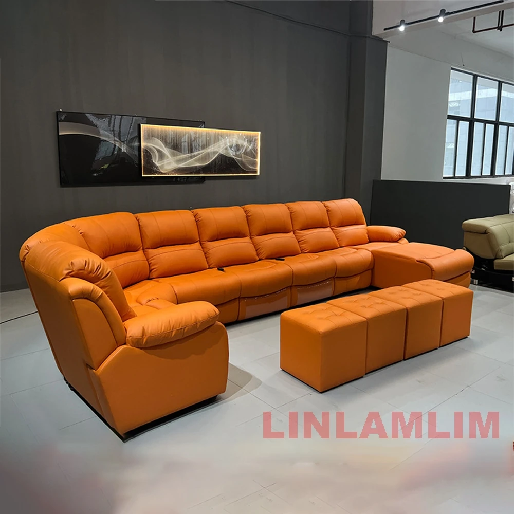โซฟาปรับเอนขนาดใหญ่สุดหรูพร้อม - Home Cinema Furniture บทวิจารณ์และราคา