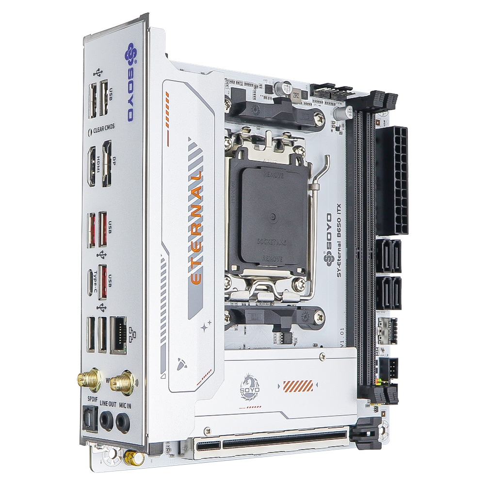 เมนบอร์ด SOYO B650ITX AMD Mini - Home Cinema Video Processor บทวิจารณ์และราคา