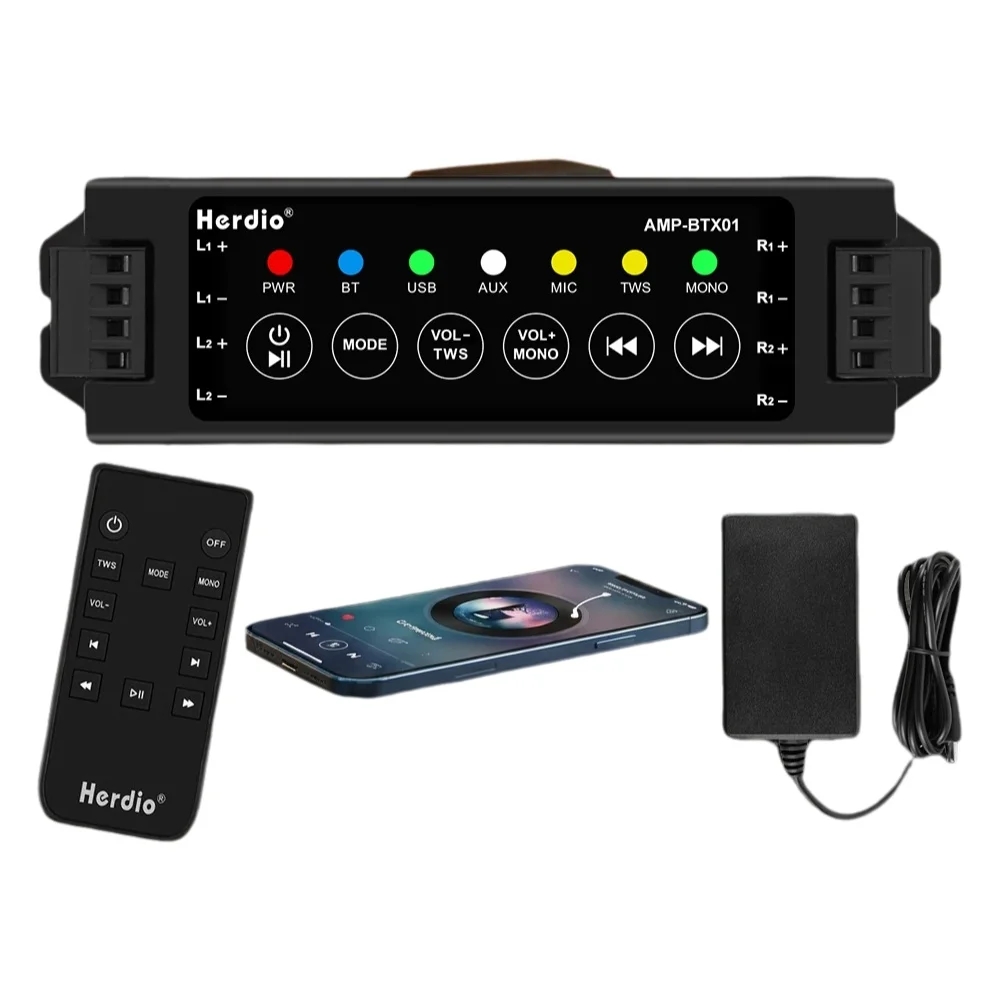 เครื่องขยายเสียงบลูทูธ 4 ช่อง  - Home Cinema Receiver บทวิจารณ์และราคา