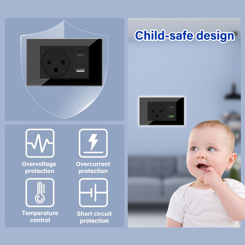 ปลั๊กไฟติดผนังแบบชาร์จเร็ว USB - Home Cinema Lighting บทวิจารณ์และราคา