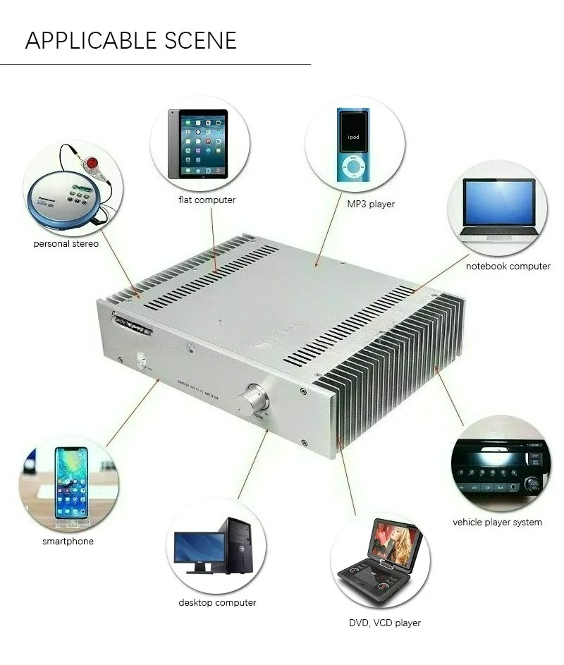 เครื่องขยายเสียงคลาสสิกคลาส AB - Home Theater Speaker บทวิจารณ์และราคา