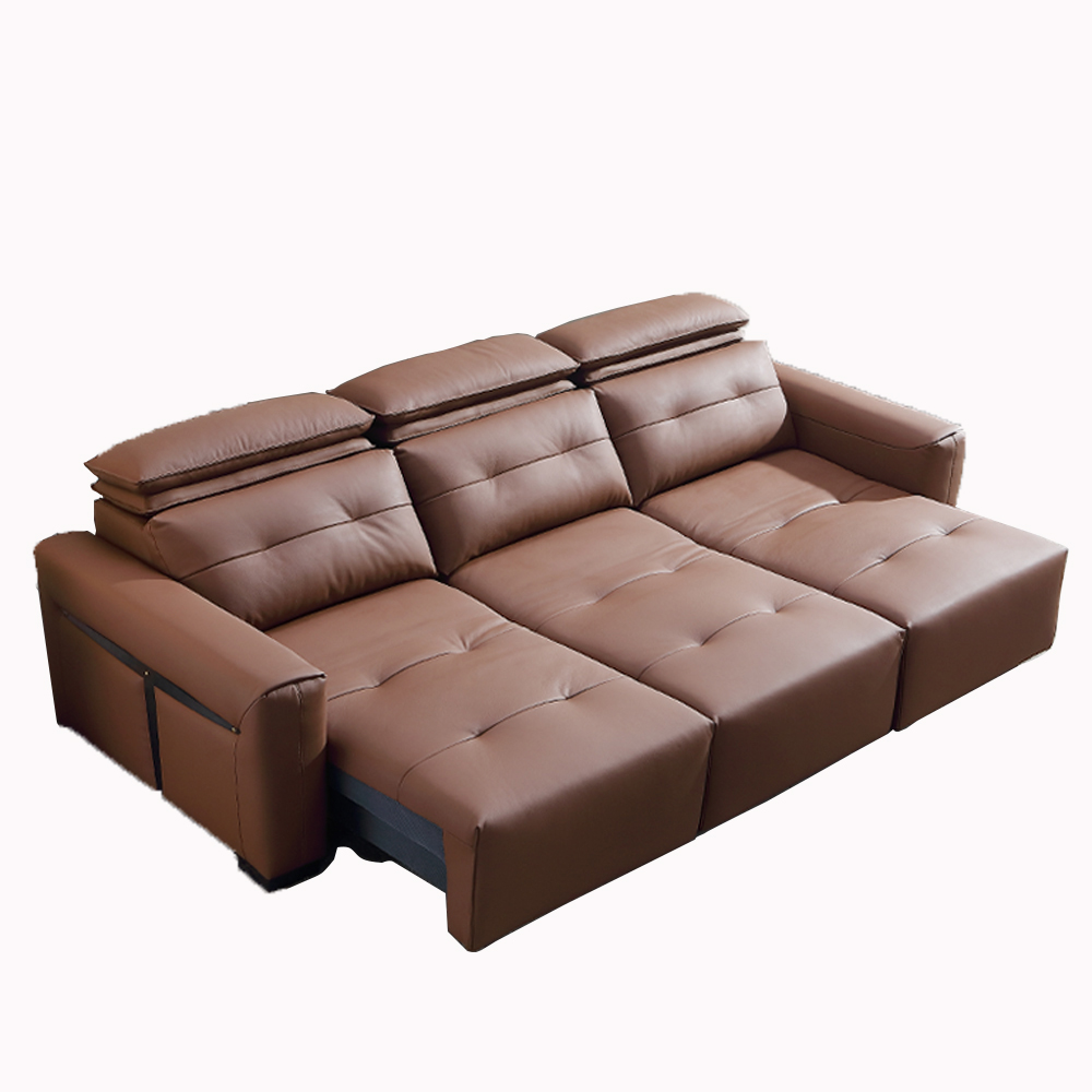 เตียงโซฟาไฟฟ้าแบบปรับได้หนังแท - Home Cinema Furniture บทวิจารณ์และราคา