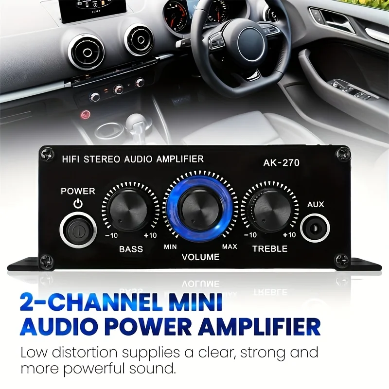 AK-270 400W มินิเพาเวอร์แอมป์  - Home Cinema Choice บทวิจารณ์และราคา