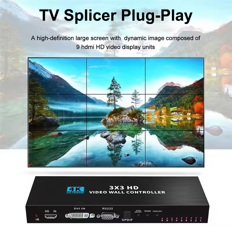 4K HDMI Video Wall Controller  - Home Cinema Video Processor บทวิจารณ์และราคา