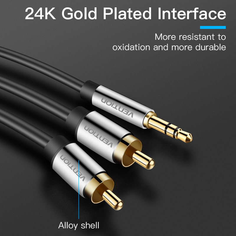 Vention สาย RCA 3.5 ถึง 2rca ส - Home Cinema Choice บทวิจารณ์และราคา