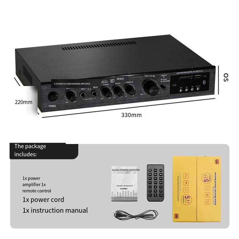 บวก 5.1 ช่อง overweight BASS H - Home Cinema Receiver บทวิจารณ์และราคา
